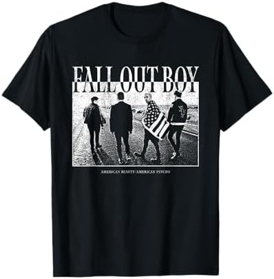 Amazon.com: Fall Out Boy - Split Flag T-Shirt : Clothing, Shoes