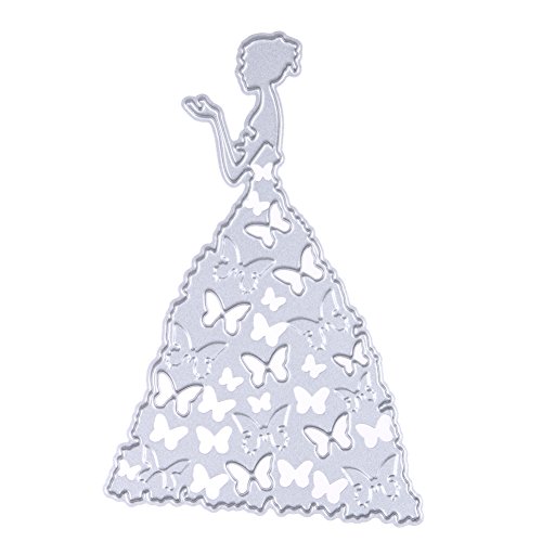 Whitelotous Different Patterns Metalic Cutting Dies Stencils DIY Scrapbooking Album Paper Card (Type A)