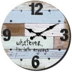 Extra Large Retro Shabby Chic Wall Clock - 58cm (22"+) Diameter - 7827