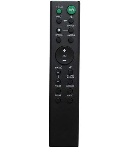Amazon.com: RMT-AH101U Replaced Remote fit for Sony Sound Bar HT