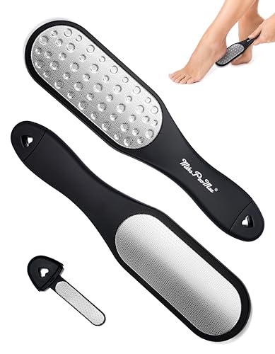 New Professional Stainless Steel Foot Rasp Italian Brand® L'Unica with Curved Design Foot File for Pedicure Removal Calluses Hard Cracked Heels Dead Skin