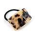 We We France Hair Cuff Leopard Print Hair Cuffs Ponytail Holder, Beige brown (03)
