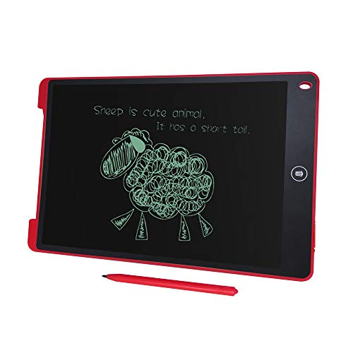 LCD Writing Tablet 12 Inch Handwritten Pen Intelligent Paper, Suitable for Family, School, Office, Children and Adults Writing Board, Lock Erase Button,Electronic Writing Doodle Pad Digital Drawing