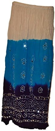 Indian Designer Summer New Fashion Cotton Handmade Ethnic Full Casual Free Size Lady Hippie Gypsy Woman Dress Elastic Skirt Party Wear Mirror Work Long Wrap Free Size