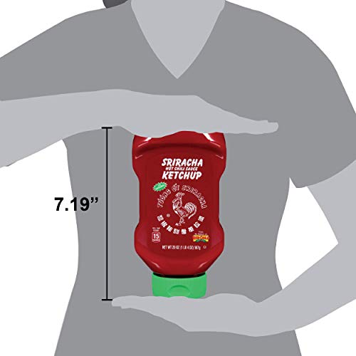 Huy Fong Sriracha Hot Chili Sauce Ketchup, 20oz Bottle (Pack of 12