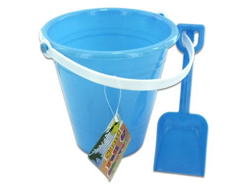 bulk buys Solid Colored Beach Pail with Shovel
