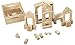 ECR4Kids Hardwood School Classroom Building Shape Blocks for Kids (64-Piece Set)