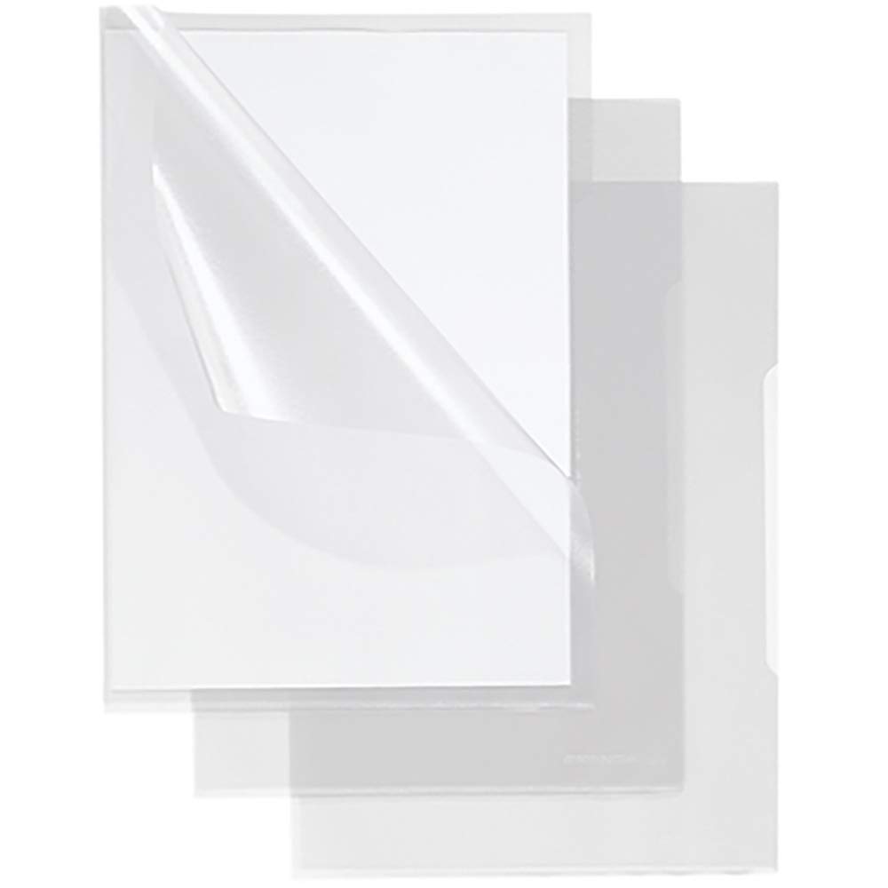 Soennecken Term Envelope DIN A4, Top and Laterally To Openly, Document-Quality, 0.14 mm, PP, Transparent, Grained, 50 pcs/Pack.