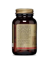 Solgar – L-Carnitina 500 mg Tablets, E571, 1, 1