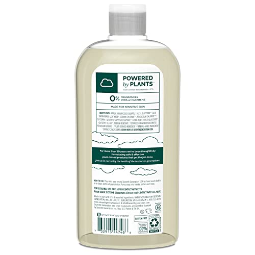 SEVENTH GENERATION HAND WASH REFILL, FREE & CLEAN UNSCENTED, 24 FL OZ