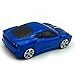 Wireless Car Mouse, TDRTECH 2.4GHz Optical Gaming Mouse Cool Sport Car Wireless Mouse, DPI 1600, 3D - Blue