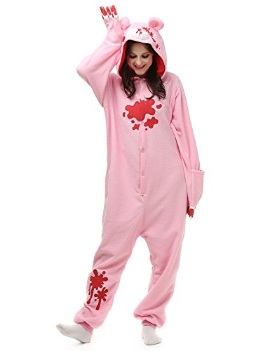 Belle House Bear Pajamas Animal Costume Onesie Adults Sleeping Wear Kigurumi Cosplay