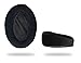 Brainwavz Angled Memory Foam Earpad - Suitable for Large Over The Ear Headphones - AKG, HifiMan, ATH, Philips, Fostex (Velour Black)