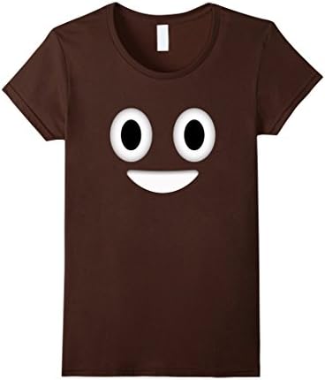 Womens Halloween Poop Costume Funny T-Shirt Small Brown