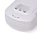ALEMON Human Voice Prompt Gas Detector Alarm Combustible Gas Concentration Display with Battery Backup for Home