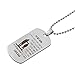 Personalized Dog Tag Necklace Father Son Pendant Birthday Metal Militar Father To Son Gift (To my son)