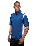 Mens Antimicrobial Short Sleeve Blitz Pocket Sports Polo Shirt (8 Colors,S-4XLT)