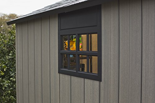 Keter/chalet et jardin-12-937468 Abri Résine Brossium, Gris, 350 x 229 x 254 cm