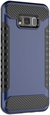 Samsung Galaxy S8 Case, Jeccy Dual Layer Anti-Slip Hybrid Heavy Duty Armor Defender Full-body Protective Shockproof PC+Silicone Case for New Samsung Galaxy S8 5.8 inch 2017