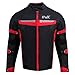 HWK Mesh Motorcycle Jacket Riding Air Motorbike Jacket Biker CE Armored Breathable (XX-Large, Red)