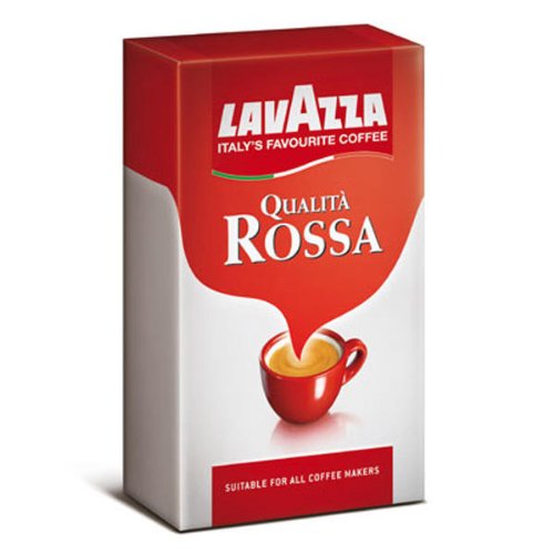 Lavazza Kaffee Qualita Rossa, gemahlen, Espresso für Cappuccino und Latte Macchiato 4 x 250g – Bild 3