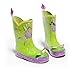 Kidorable Girls' Fairy Rain Boots, Green, 10 M US Toddler