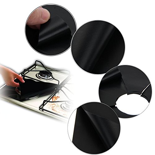 Bomach 6 Pack Gas Stove Range Burner Covers,Reusable Gas Stove Range Burner Protectors,Double Thickness,Non-Stick,Fast Clean Stovetop Burner Protector Liner Cover for Kitchen Cooktop Accessories - Thumbnail 5