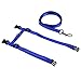 Pecute Pet Cat Lead Leash Halter Harness Kitten Nylon Strap Belt Safety Rope Adjustable Cat Dog Collar (Blue)