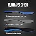 VOCOFA Plantar Fasciitis Insoles Arch Support Shoe Inserts Orthotic Insole Insert for Flat feet Over Pronation Pure Bluethumb 3