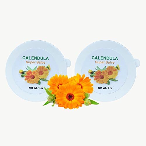 Maria Treben's Authentic Calendula Salve High Concentrate for Homeopathic Relief of Minor Skin Irritations, Cuts, Burns (Balm, Ointment, Cream), 2 ounces