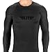 Elite Sports BJJ Jiu Jitsu Rash Guard Men BJJ No GI MMA Ranked Full Sleeve Compression Rash Guards (Black, Small)