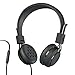 JLab Audio Intro Premium On-Ear Headphones, with Universal Mic (Black)thumb 1