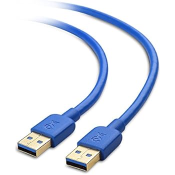 Cable Matters USB 3.0 Cable (USB to USB Cable Male to Male) in Blue 10 Feet