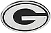 FANMATS 60340 Georgia Bulldogs Molded Chrome Plastic Emblem