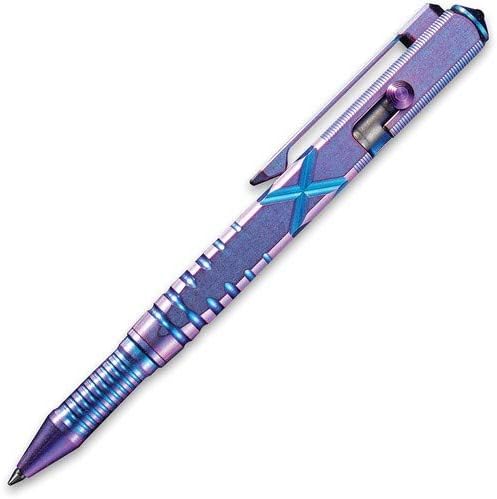 WE Knife Company TP02A Tactical Pen with Purple Titanium Construction