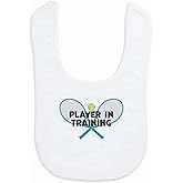 ChalkTalkSPORTS Tennis Baby & Infant Bibs | Soft Microfiber Tennis Baby Bibs