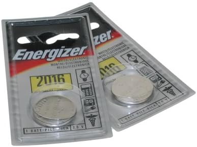 Pair of Energizer CR2016 Batteries (for White, Green, Turquoise, Blue, Purple, & UV Photons)