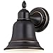 Westinghouse 6204300 Wall Lantern, 1-Pack, Amber Bronze