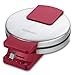 Cuisinart WMR-CAR Round Classic Waffle Maker, Stainless Steel/Red