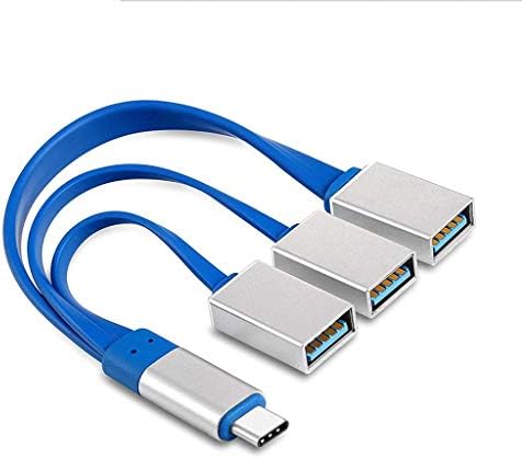 Yosuyo USB C Hub, Leadzoe 3-in-1 USB C-type OTG Hub Splitter For MacBook, MacBook Pro, Google Pixel, Galaxy S8 / S9, More USB-C Devices