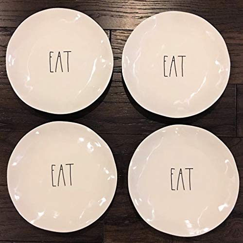 Rae Dunn Plates. Rae Dunn By Magenta Set Of 4 YUM Ceramic LL Appetizer
