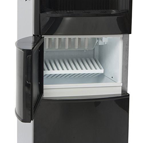 DELLA Silver Water Hot Cold Water Dispenser Top Loading With Ice Maker