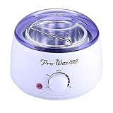 Wax Warmer Hair Removal Kit,Waxing Kit,JINGOU Rapid Melt Wax Heater Pot Skin Care with 4 Packs Hard Wax Beans and 50 pcs Wax Applicator Sticks for Facial,Feet,Hands,Armpit,Eyebrow