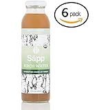 SÄPP - Birch Water Enhanced with Chaga - Apple Ginger (6 Pack) - Refreshing, Organic &amp; Infused with Antioxidants - Low Sugar &amp; Mineral Rich Forest-to-Bottle Hydration