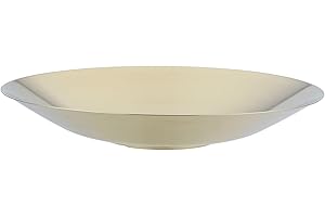 18/8 Staniless Steel Large Serving Bowls,35cm/13.8 in,Mixing-Bowls Pasta-Bowls Salad-Bowls Gold