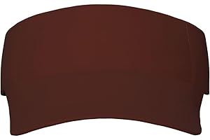 BERMEIZ Brown for Visor Hats for Adult Unisex Tennis Golf Sun Hat Adjustable Summer Outdoor Sports Ultraviolet Protection Run