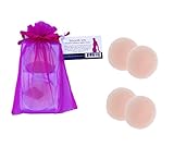 PURE STYLE Girlfriends Women's 2-Pack Of Smooth’em Adhesive Nipple Covers, One Size