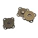 Tinksky 10 Sets of 15mm Sew In Magnetic Bag Clasps for Sewing Craft Clothing Bag Scrapbooking (Bronze)