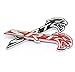 Red Car SRT HELLCAT Head Metal Emblem Badge Decal Sticker for Dodge Charger Challenger Ram Viper Chrysler Jeep SRT8 SRT4 SRT6