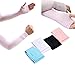 MAIBU 4 or 6 Pairs Outdoor UV Protection Cooling Arm Sleeves Hand Cover Sun Sleeves for Men & Women for Cycling Driving Fishing Running